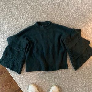 Endless Rosè dark green sweater